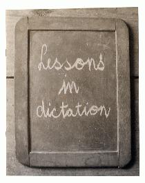 Lessons in Dictation - 1